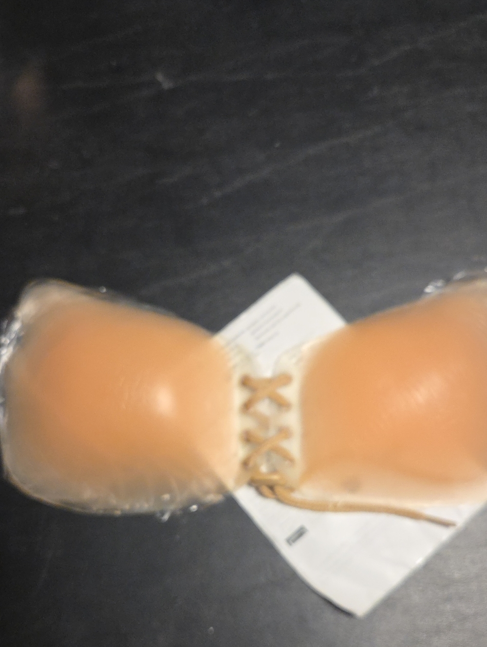 Nude Strapless Adhesive Backless Bra with Front Closure